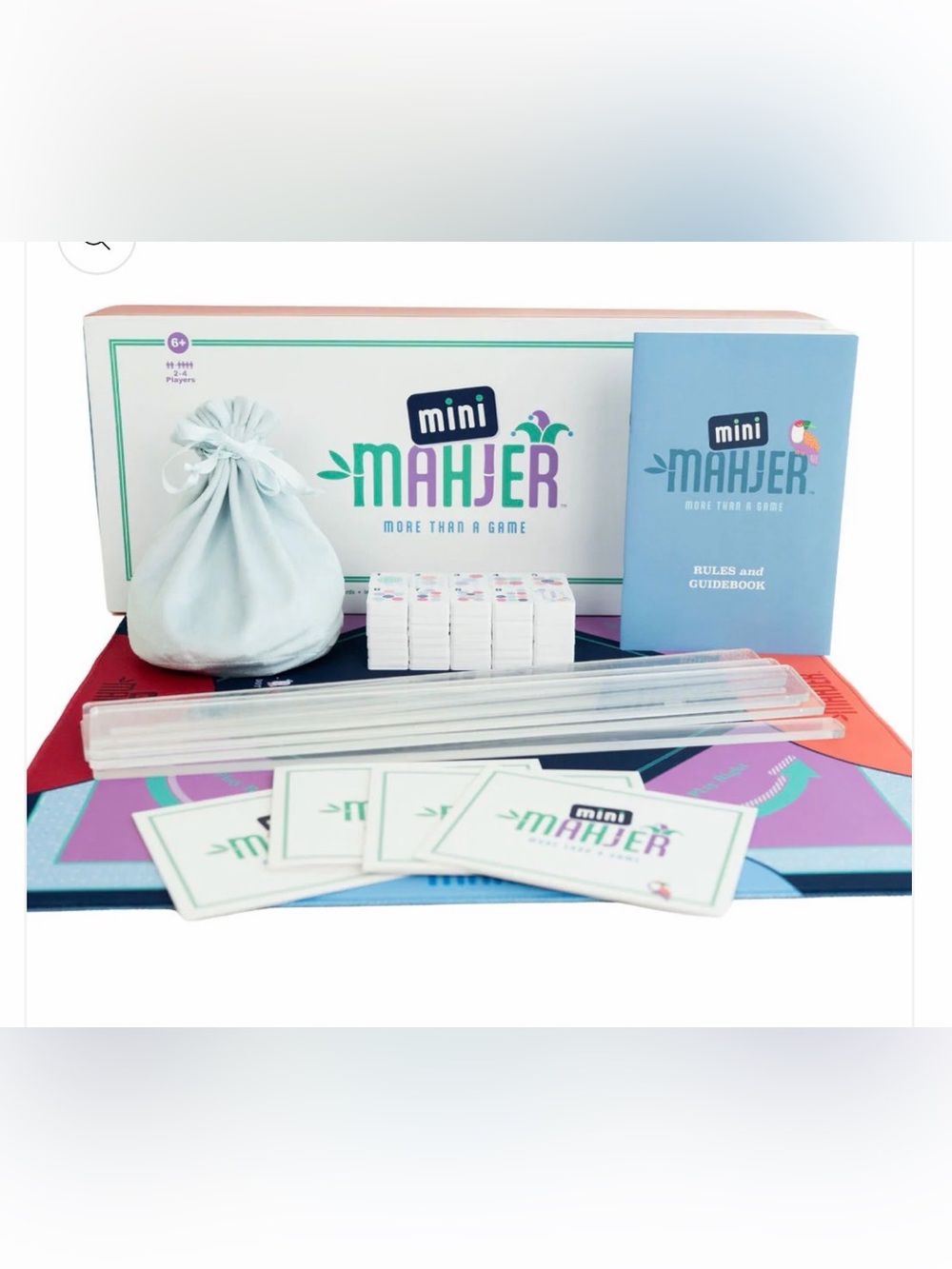 Mini Mahj Set - Pastel Blue and Purple